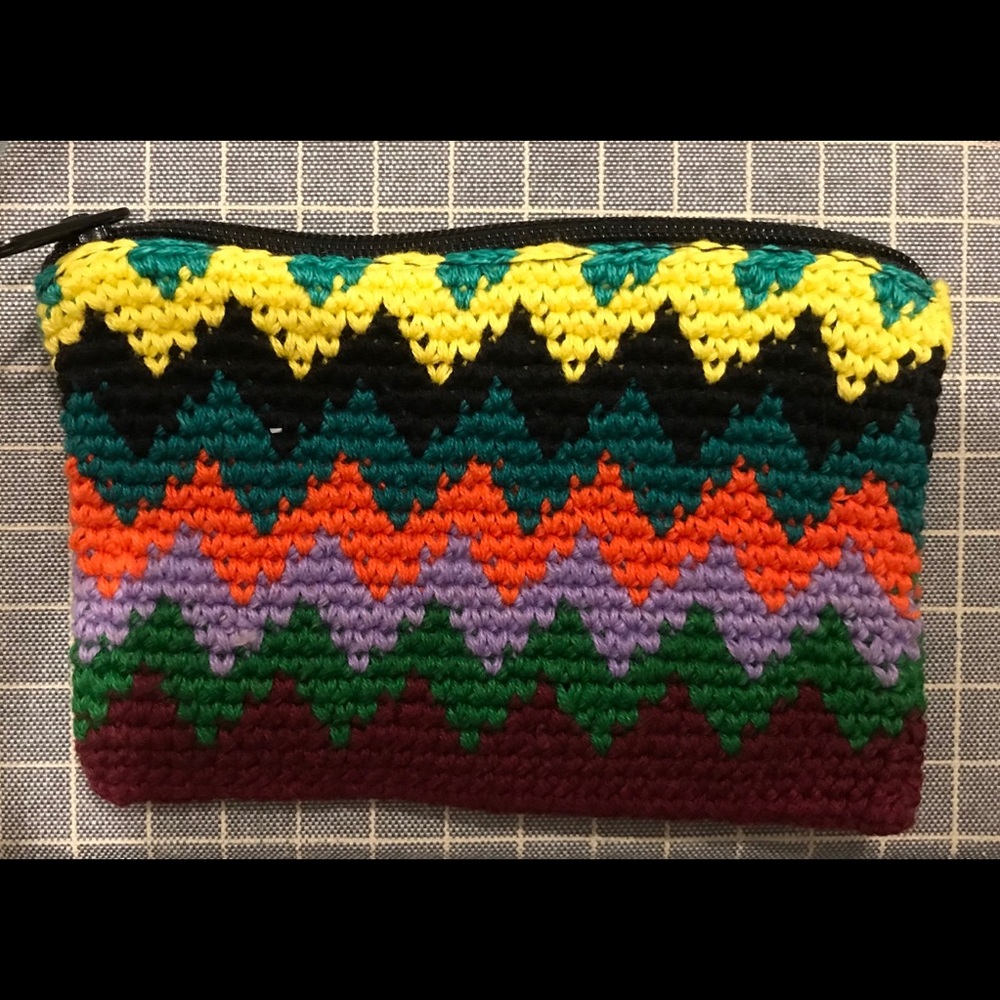 Woven Multicolored coin purse